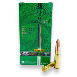 50x Munitions Fiocchi .300 AAC Blackout