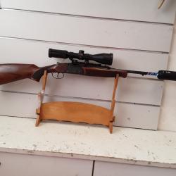 Carabine kipplauf Fair K500 cal.270win bois can.60cm + lunette 2,5-10x50 + silencieux
