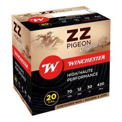 NEW Cartouches WINCHESTER zz pigeon cal.20/70 30gr par 25