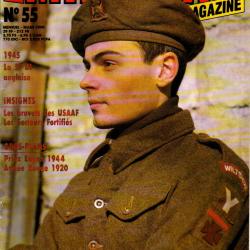 Militaria magazine 55, chasseur de montagne, tommy lib&eacute;ration 8 ,lunettes de protection us 41-45,