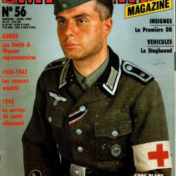 Militaria magazine 56, casques d'acier britanniques part 2, revolvers smith et wesson r&egrave;glementaires