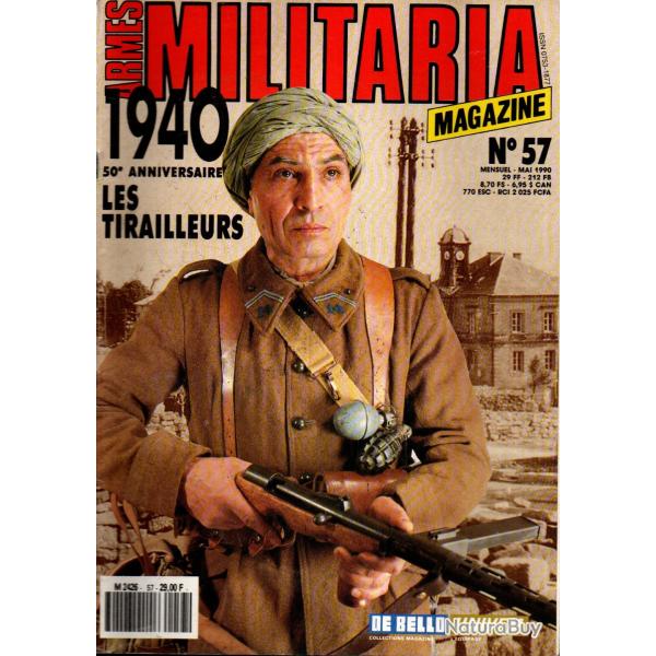 Militaria magazine 57, les tirailleurs alg�riens, sergent germain france 1940