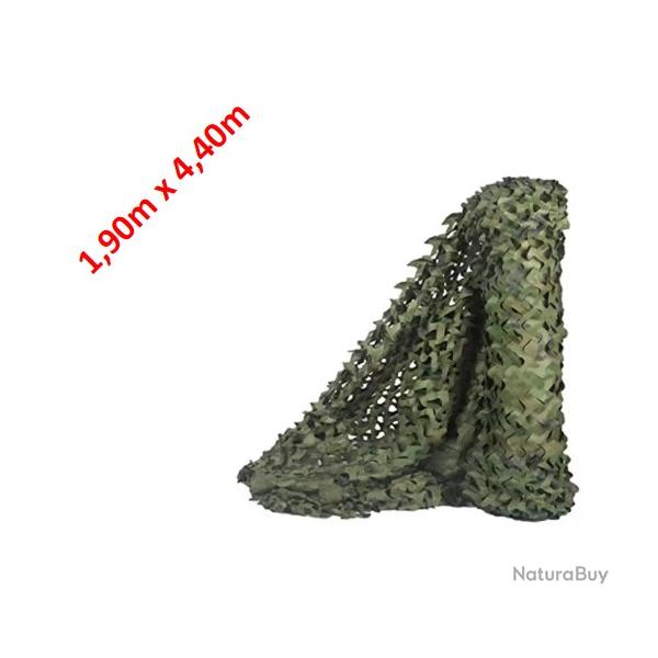 Filet de camouflage Jungle vert 1.90m x 4.40m - Livraison gratuite (2)