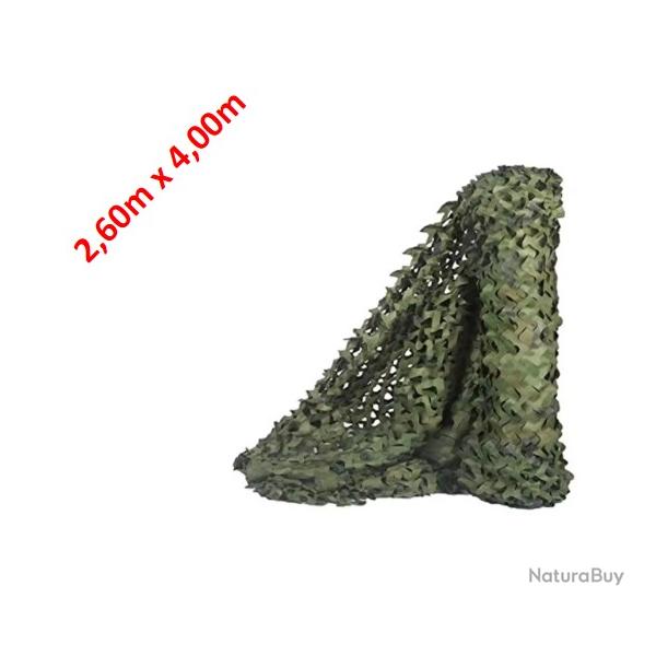 Filet de camouflage Jungle vert 2.6m x 4m - Livraison gratuite (6)
