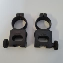 Colliers de montage Diskop de 22mm pour support de 11mm