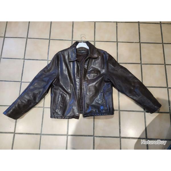 Blouson Cuir Aviateur