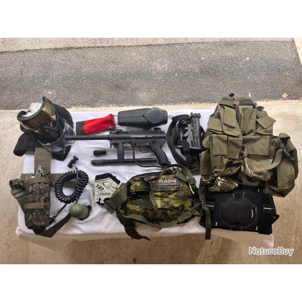 Pack Paintball Tippmann A5 RT + HammerHead + Dye I4