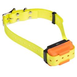 OFFRE SPECIALE - Canicom R - COLLIER DE DRESSAGE POUR CHIEN RECHARGEABLE NUM'AXES sangle jaune