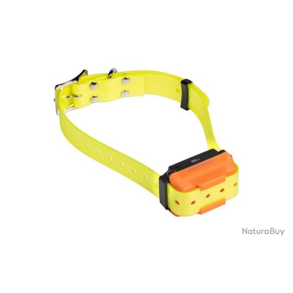 OFFRE SPECIALE - Canicom R - COLLIER DE DRESSAGE POUR CHIEN RECHARGEABLE NUM'AXES sangle jaune