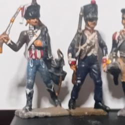 Lot de 3 soldats de plombs 1er empire