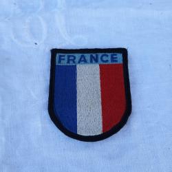 insigne badge patch &eacute;cusson tricolore militaire France