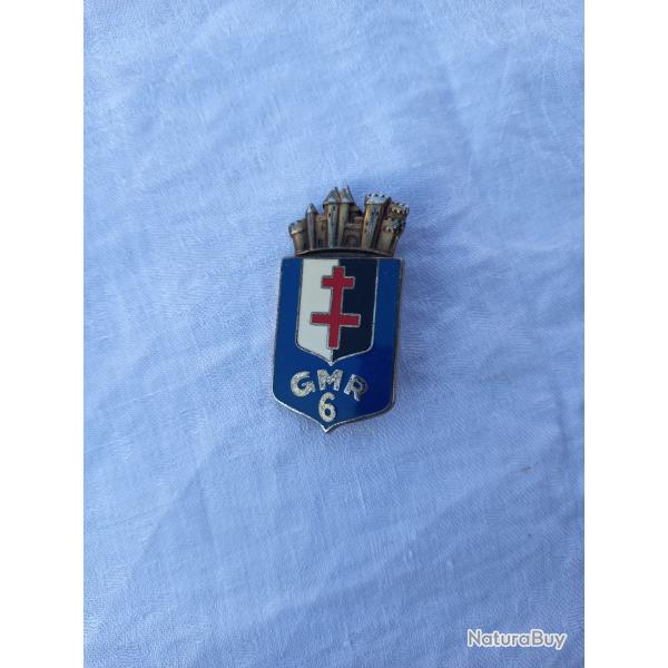 insigne militaire GMR 6