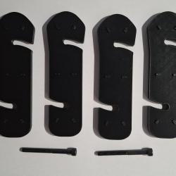 Lot de 4 Intercalaires (spacer) pour ch&acirc;ssis MDT Oryx/XRS