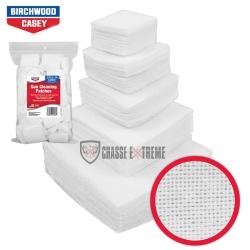 Patchs de Nettoyage BIRCHWOOD CASEY pour Canons Cal 7mm au 9mm