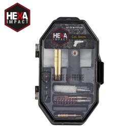 Kit de Nettoyage HEXA IMPACT pour Armes 9MM-38SP-357MAG