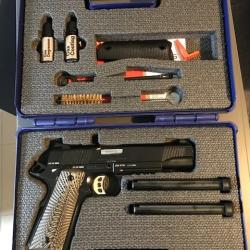 Pack Pistolet TISAS ZIG PC9 1911 Noir 5" cal.9x19