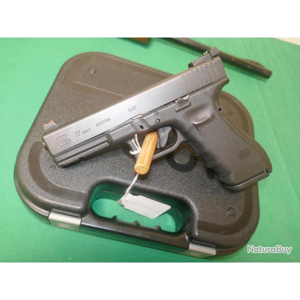 Pistolet GLOCK 17 Gen 4 en 9x19mm avec organes de vis�es LPA