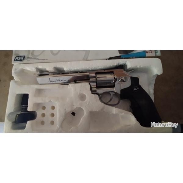 AIRGUN DAN WESSON CO2 6'' CHROME FULL METAL PLOMBS 4.5