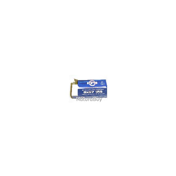 Boite de 20 cartouches Mauser 8 x 57 JRS PPU 12.7 g 127 gr