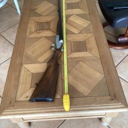 Vend fusil Favier juxtapos&eacute;es cal 12extracteur chambr&eacute; 70 avec platine Cross Anglaise  tr&egrave;s bon &eacute;t