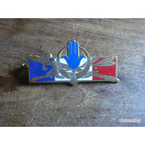 insigne �mail op�ration maintien  de l ordre en alg�rie / drago paris
