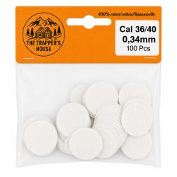 calepins poudre noire lot de 100,epaisseur 0,34mm calibre 36/40