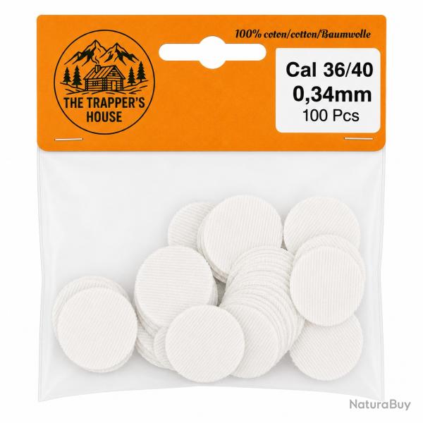 calepins poudre noire lot de 100,epaisseur 0,34mm calibre 36/40