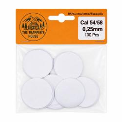 calepins poudre noire lot de 100,epaisseur 0,25mm calibre 54/58