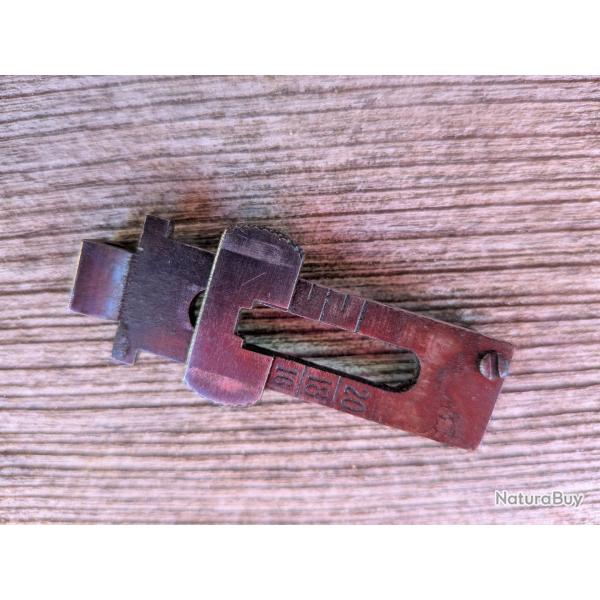 Vends feuillet de hausse pour Mousqueton ou fusil Berthier.