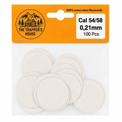 calepins poudre noire lot de 100,epaisseur 0,21mm calibre 54/58