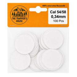 calepins poudre noire lot de 100,epaisseur 0,34mm calibre 54/58