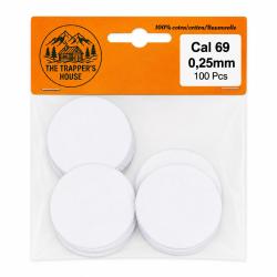 calepins poudre noire lot de 100,epaisseur 0,25mm calibre 69