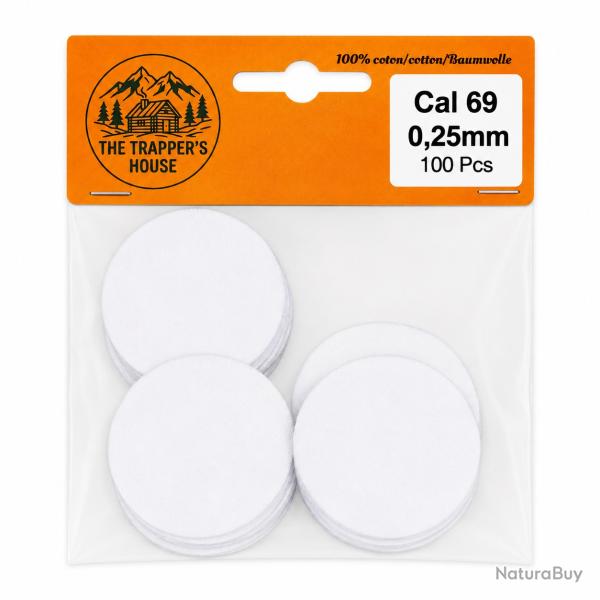 calepins poudre noire lot de 100,epaisseur 0,25mm calibre 69