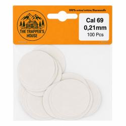calepins poudre noire lot de 100,epaisseur 0,21mm calibre 69