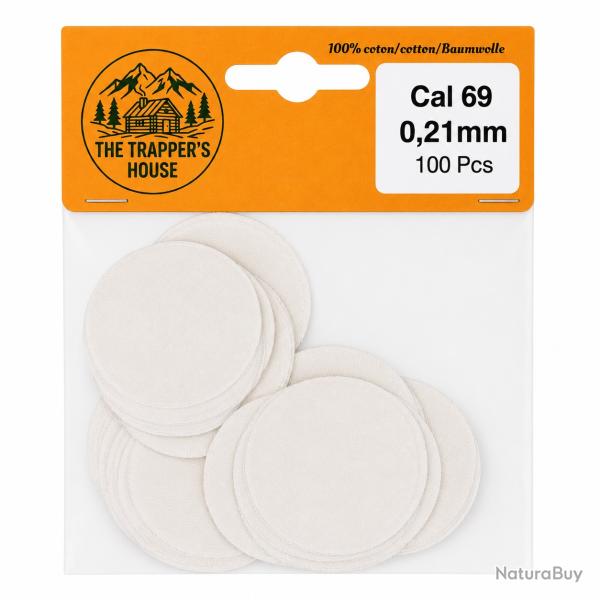 calepins poudre noire lot de 100,epaisseur 0,21mm calibre 69