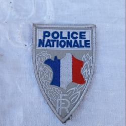 Insigne badge tissu Police Nationale France RF