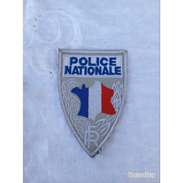 Insigne badge tissu Police Nationale France RF