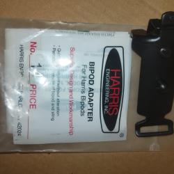 Adaptateur bipied HARRIS n&deg;14 pour RUGER Mini 14  Mini 30 Mini Ranch