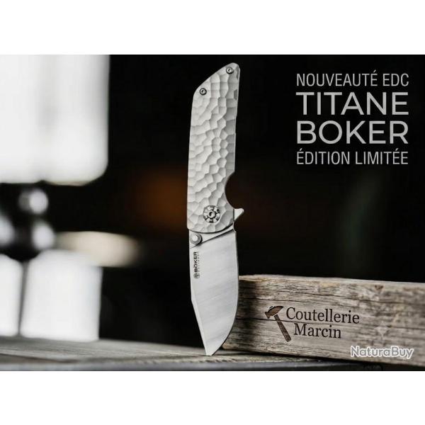 Couteau Pliant B�ker Sherman EDC II Full-Ti - �dition Limit�e Solingen