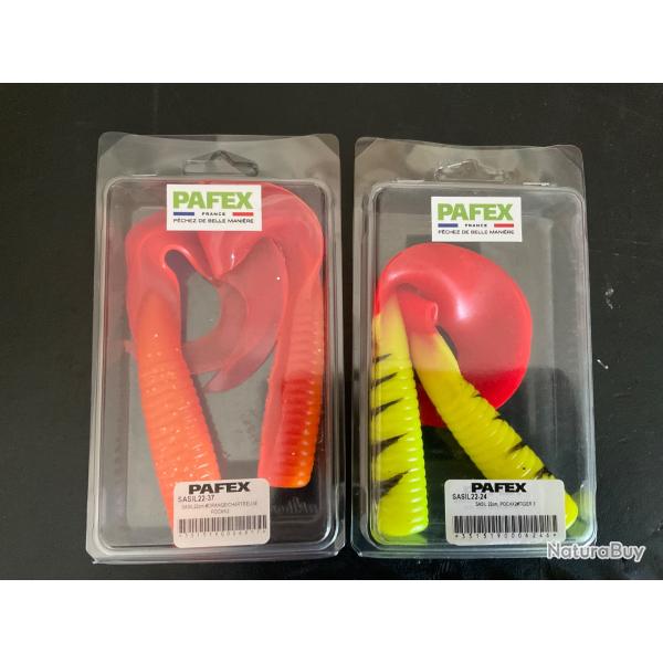 Lot de leurres souples PAFEX SASIL 22 cm