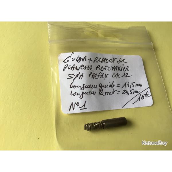 VENDU PAR LE-CUIRASSIER N�1 GUIDE +RESSORT PLANCHE �L�VATRICE DE FUSIL SEMI/A PERFEX CALIBRE 12