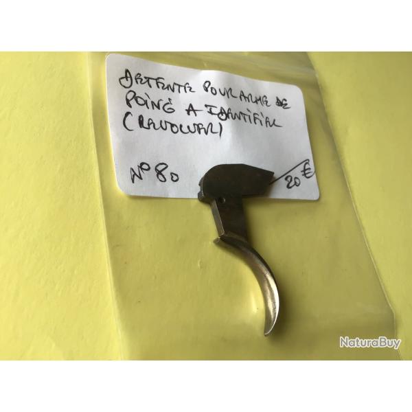 VENDU PAR LE-CUIRASSIER N�80 DETENTE POUR REVOLVER A IDENTIFIER