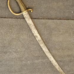 Sabre briquet sans fourreau,  lame allemande B&ouml;ker Remscheid
