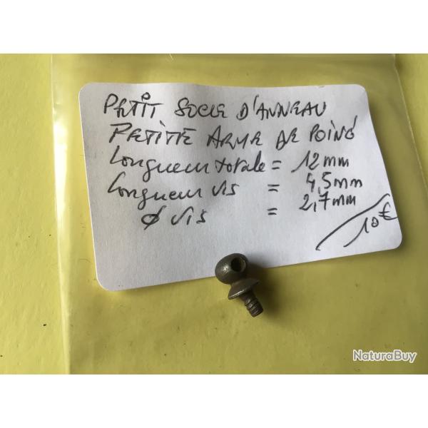 VENDU PAR LE-CUIRASSIER SOCLE D'ANNEAU POUR DRAGONNE POUR REVOLVER DE PETITE TAILLE