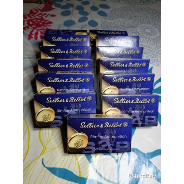 22 SHORT Sellier Bellot Lot de 13 boites