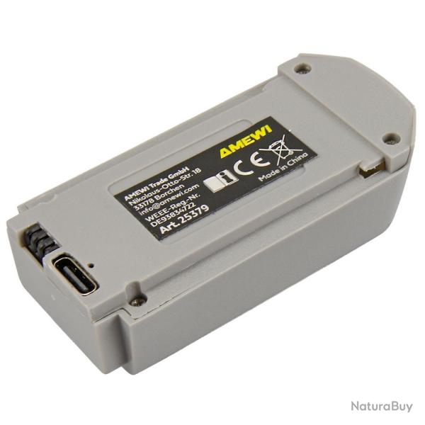 Batterie LiPo 3.7 V 600 mAh pour Drone GT3 Amewi avec Cam�ra