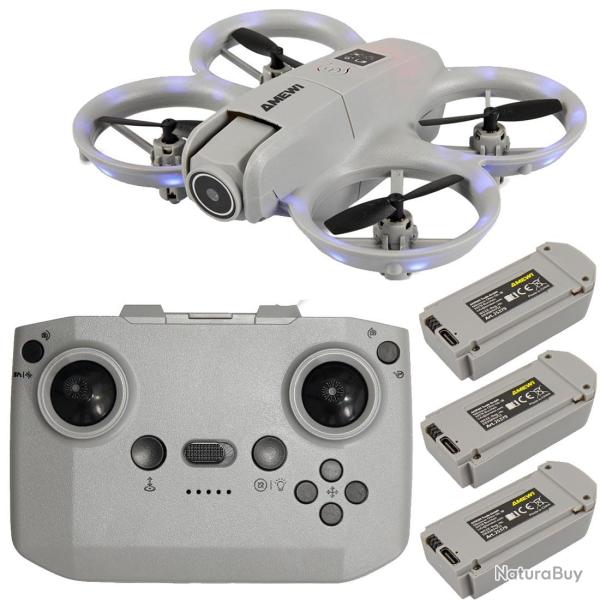 Pack Drone Cam�ra Amewi GT3 avec 3 Batteries