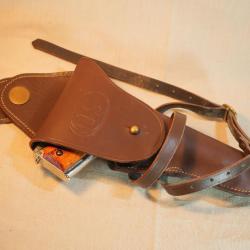 Holster de cavalerie cuir pour colt 45 - ref EBR24CLT002