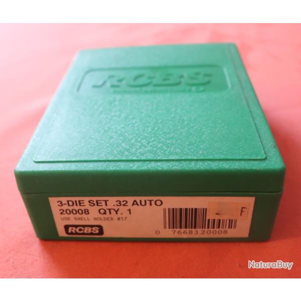 jeu d'outils RCBS en calibre 32 Auto