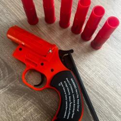 Pistolet Lance Fus&eacute;e + 6 cartouches neuf